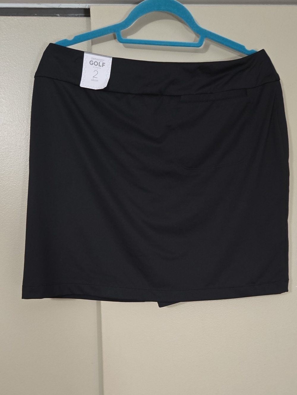 Zenergy By Chico's Black Women's Golf Skort - Size 2 NWT